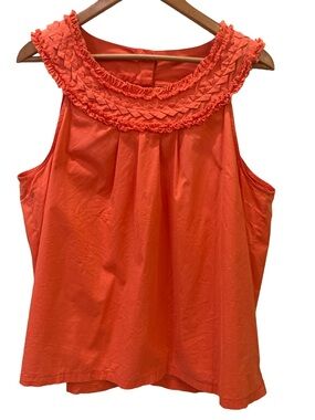 Mossimo sleeveless top. Bright coral. Size XXL